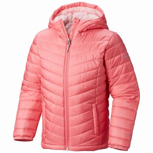 Columbia Morning Light™ Hooded Jacka Flickor Rosa (ZQMWV5793)